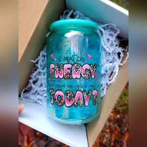 Cute Custom Glass Can Cup